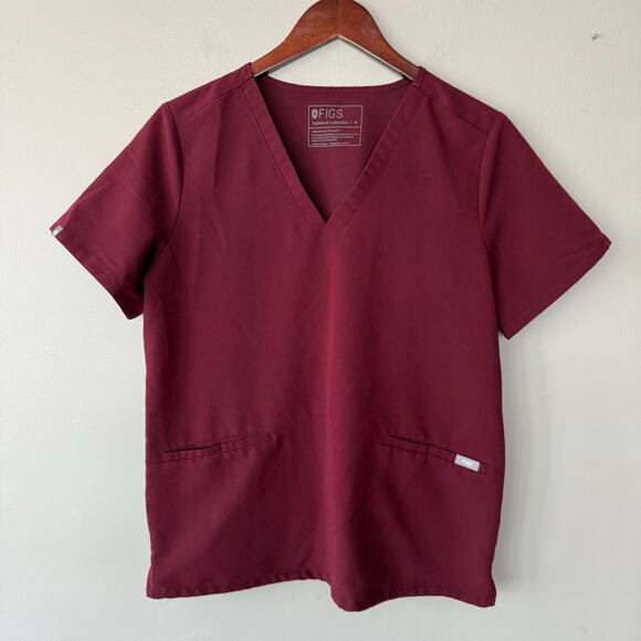 Figs Bundle of 3 Technical Collection Casma Scrub Tops Sz Med Red Navy Green - Picture 8 of 16